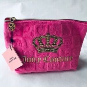 Juicy Couture Pink Quilted Cosmetic Bag🆕